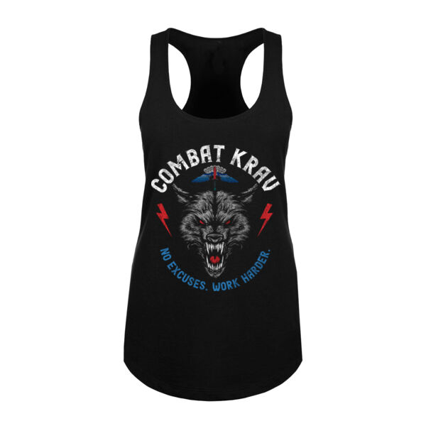 WOLF - WOMEN'S FITTED TANK - $V5RTQH$ Thumbnail